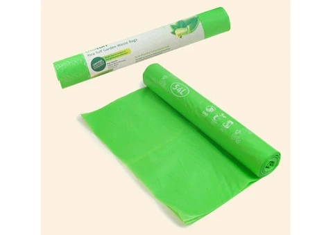 54L Xtra Tuff- Wheelie Bin Liner Garden Sacks (45um Microns)