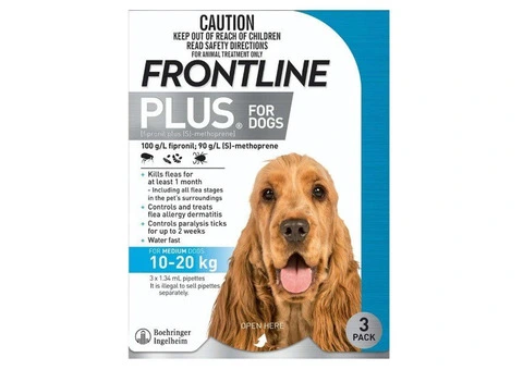 Frontline Plus For Medium Dogs 10 To 20Kg