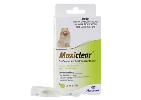 Moxiclear for Extra Small Dogs up to 4 kg