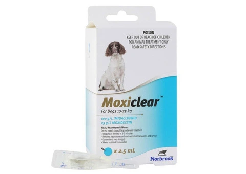 Moxiclear for Medium Dogs 10-25 kg