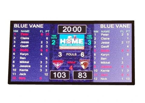 Scoreboard Manufacturer Australia – Choose Blue Vane Scoreboard for Quality Sports Displays