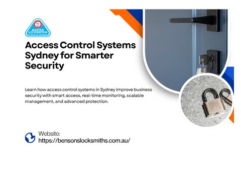 Why Access Control Systems Sydney Are Essential Today