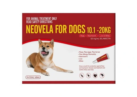Neovela (Selamectin) Flea and Worming For Dogs 10 - 20 Kg