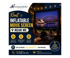 Rent Inflatable Movie Screen Near Me for Outdoor Events in Sydney