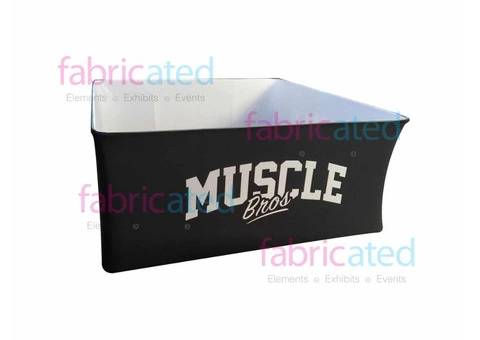 Fabricated; certified heavy-duty exhibition hanging signage
