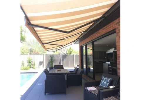 Deflect blistering summer heat with custom external awnings