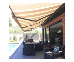 Deflect blistering summer heat with custom external awnings