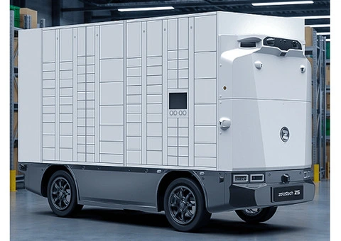 Z5 Multi-Locker Robovan - Driverless Delivery Vans | Zelostech