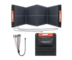 SWAREY 100W Portable Solar Panels for Camping RV Monocrystalline Power Station