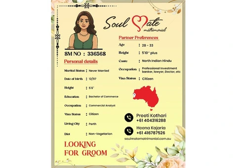Indian Brides and Grooms in Sydney Seeking Lifelong Partnerships