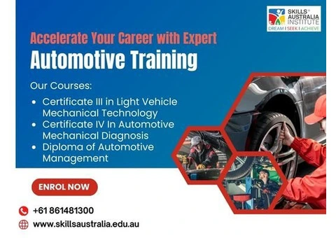 Enhance Your Skills with Automotive Technician Training in Perth | Enrol Today!