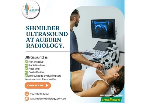 Shoulder Ultrasound at Auburn Radiology.(02) 8315 8292