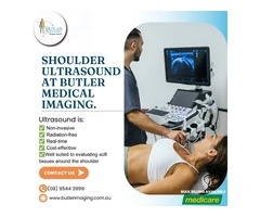 Shoulder Ultrasound at Butler Medical Imaging. (08) 9544 3999