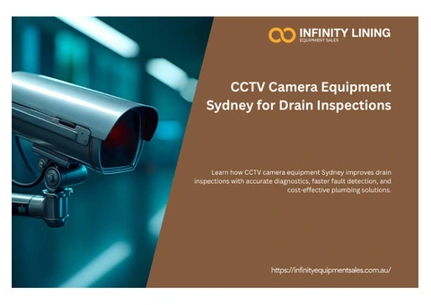 Why CCTV Camera Equipment Sydney Is Essential for Plumbing