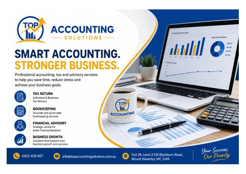 TOP Accounting Solutions Expert Tax Return and Accounting Services Melbourne