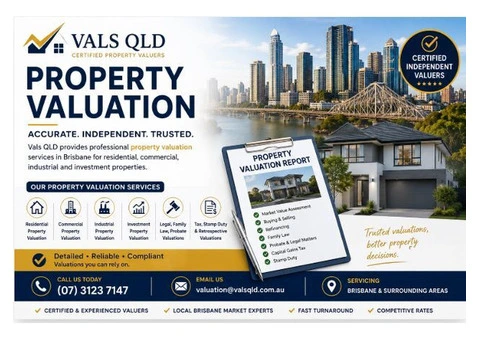 Property Valuation – Certified & Accurate Property Valuation Services in Brisbane