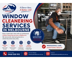 Window Cleanering Services in Melbourne | Clean House Melbourne