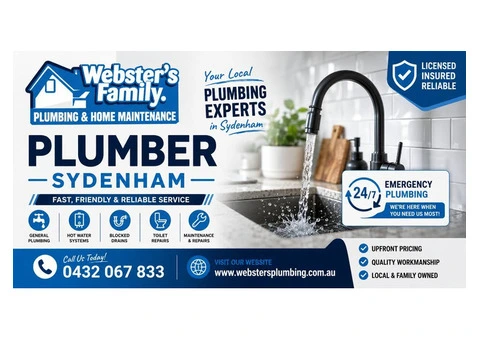 Plumber Sydenham
