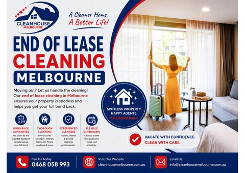 End of Lease Cleaning Melbourne | Clean House Melbourne