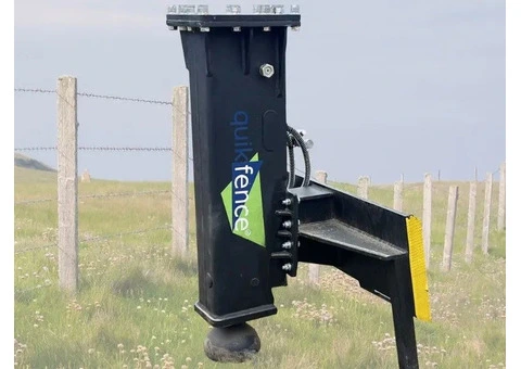 QuikFence ThunderPro - Percussion, Excavator & Hammer Post Driver
