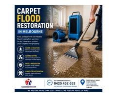Carpet Flood Restoration in Melbourne | 24/7 Emergency Service