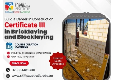 Get Job-Ready with Cert 3 Bricklaying and Blocklaying Training