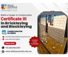 Get Job-Ready with Cert 3 Bricklaying and Blocklaying Training