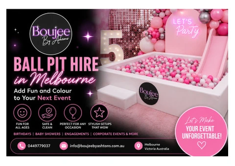 Premium Party Hire & Event Styling in Melbourne