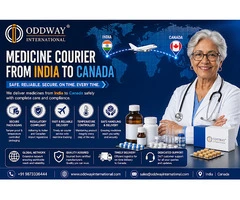 Courier Medicines from India to Canada for Bulk Healthcare Supply | Oddway International