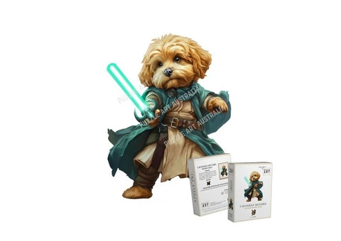 Cavoodle Skylord ~ Decorative Wooden Puzzle - 1/3