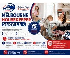 Professional Melbourne Housekeeper Service | Clean House