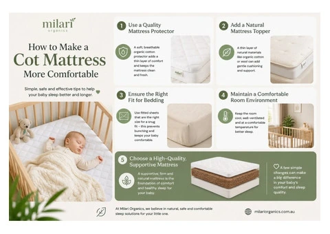 How to Make a Cot Mattress More Comfortable: A Complete Guide for Parents !