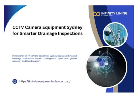 CCTV Camera Equipment Sydney for Smarter Drainage Inspections