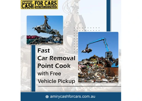 Fast Car Removal Point Cook with Free Vehicle Pickup