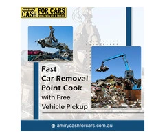 Fast Car Removal Point Cook with Free Vehicle Pickup