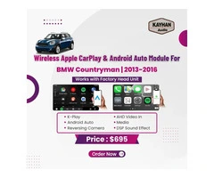 Wireless Apple CarPlay & Android Auto Module For BMW Countryman 2013-2016