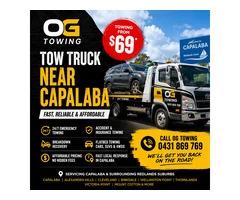 Tow Truck Near Capalaba From $69 | 24/7 Fast Emergency Towing
