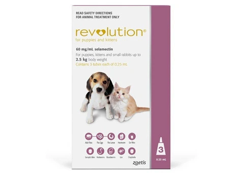 Revolution (Selamectin) For Puppies upto 2.5Kg