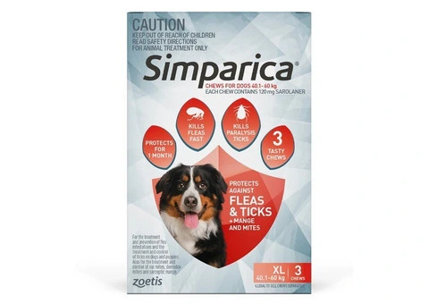 Simparica Chewables 120MG for XLarge Dogs
