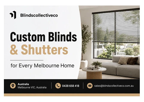 Custom Blinds & Shutters for Every Melbourne