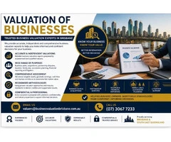 Valuation of Businesses – Trusted Business Valuation Experts in Brisbane