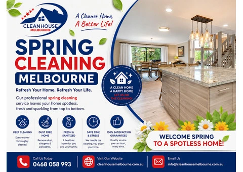 Top Spring Cleaning Melbourne | Clean House Melbourne
