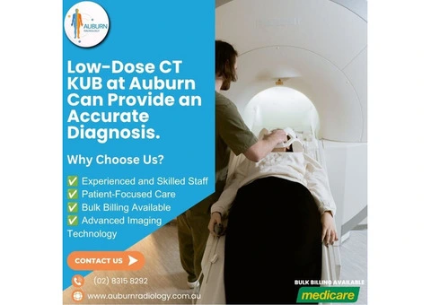 Low-Dose CT KUB at Auburn Radiology – Accurate Diagnosis You Can Trust. (02) 8315 8292