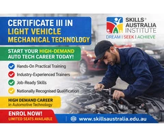 Train for the Trade with Cert 3 Light Vehicle Mechanic
