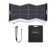 SWAREY 200W Portable Solar Panel Foldable for Camping RV Boat Monocrystalline