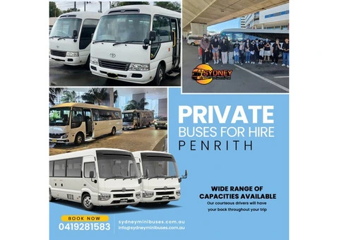 Choose Private Buses For Hire In Penrith For Seamless Group Travel