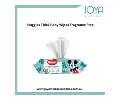 Buy Huggies Thick Baby Wipes Fragrance Free 19.5x17 cm - Joya Medical Supplies