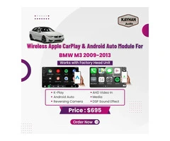 Wireless Apple CarPlay & Android Auto Module For BMW M3 2009-2013