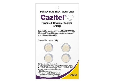 Cazitel Flavoured Allwormer For Dogs