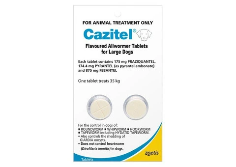 Cazitel Flavoured Allwormer For Large Dogs